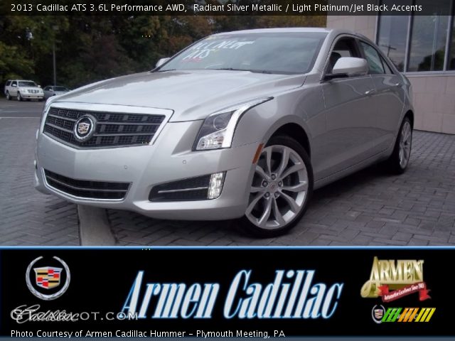 2013 Cadillac ATS 3.6L Performance AWD in Radiant Silver Metallic