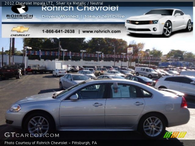 2012 Chevrolet Impala LTZ in Silver Ice Metallic
