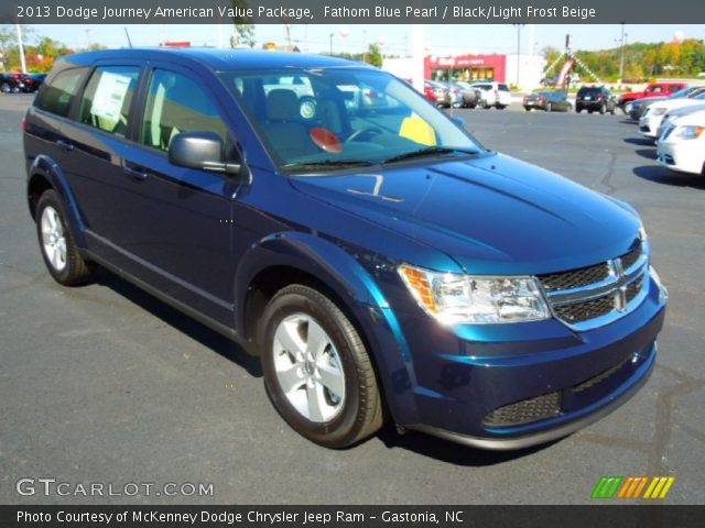 2013 Dodge Journey American Value Package in Fathom Blue Pearl