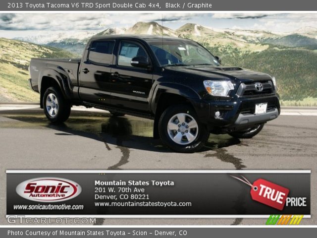 2013 Toyota Tacoma V6 TRD Sport Double Cab 4x4 in Black