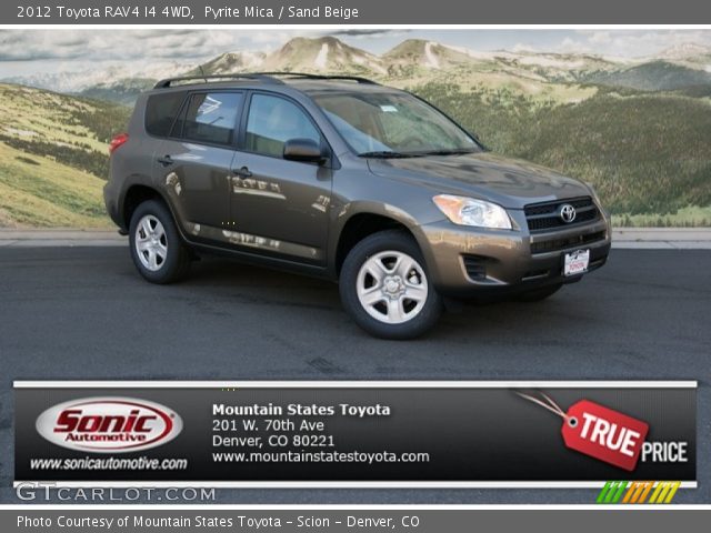 2012 Toyota RAV4 I4 4WD in Pyrite Mica