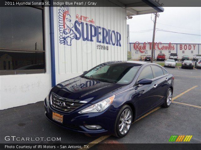 2011 Hyundai Sonata SE in Indigo Blue Pearl