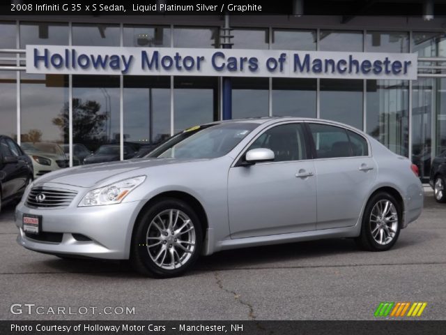 2008 Infiniti G 35 x S Sedan in Liquid Platinum Silver