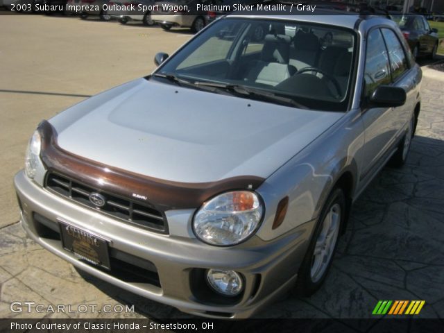 2003 Subaru Impreza Outback Sport Wagon in Platinum Silver Metallic