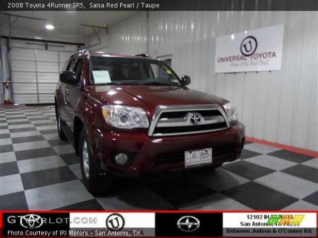 2008 Toyota 4Runner SR5 in Salsa Red Pearl