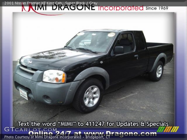 2001 Nissan Frontier XE King Cab in Super Black