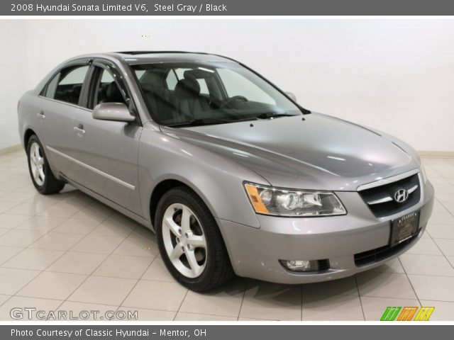 2008 Hyundai Sonata Limited V6 in Steel Gray