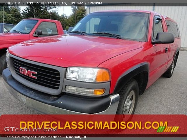 2002 GMC Sierra 1500 Regular Cab in Fire Red