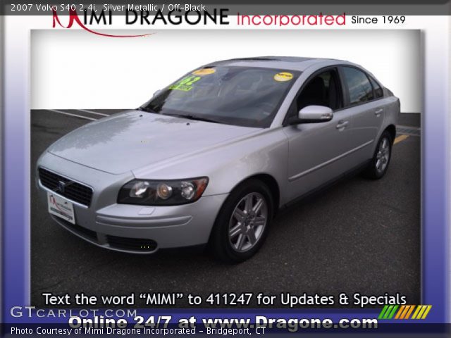 2007 Volvo S40 2.4i in Silver Metallic