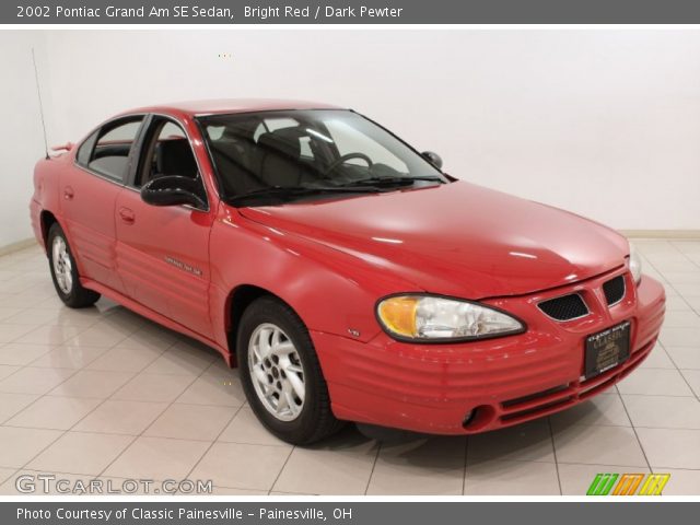2002 Pontiac Grand Am SE Sedan in Bright Red