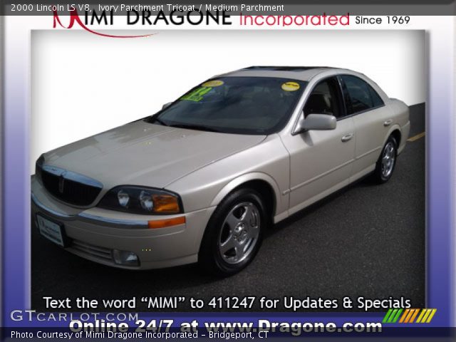 2000 Lincoln LS V8 in Ivory Parchment Tricoat