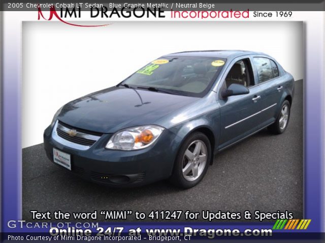 2005 Chevrolet Cobalt LT Sedan in Blue Granite Metallic