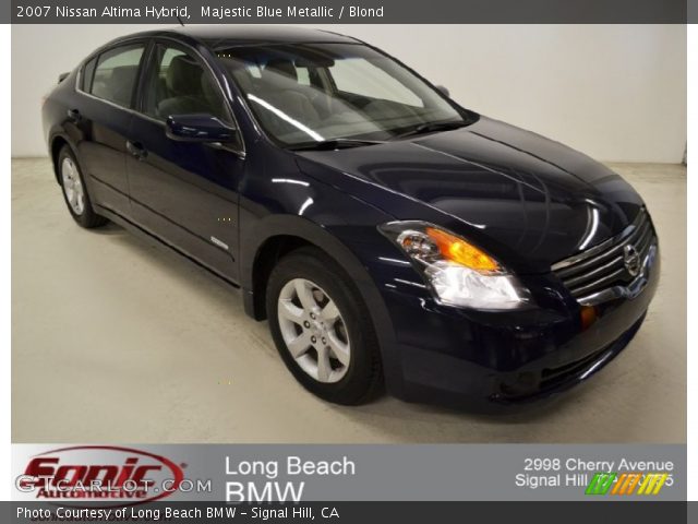 2007 Nissan Altima Hybrid in Majestic Blue Metallic