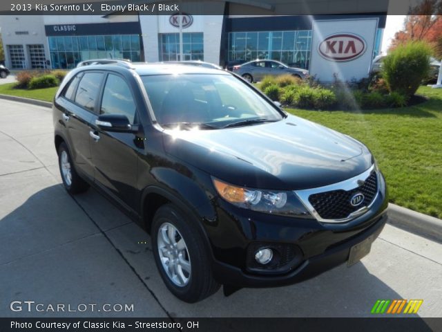 2013 Kia Sorento LX in Ebony Black