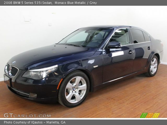 2008 BMW 5 Series 535i Sedan in Monaco Blue Metallic