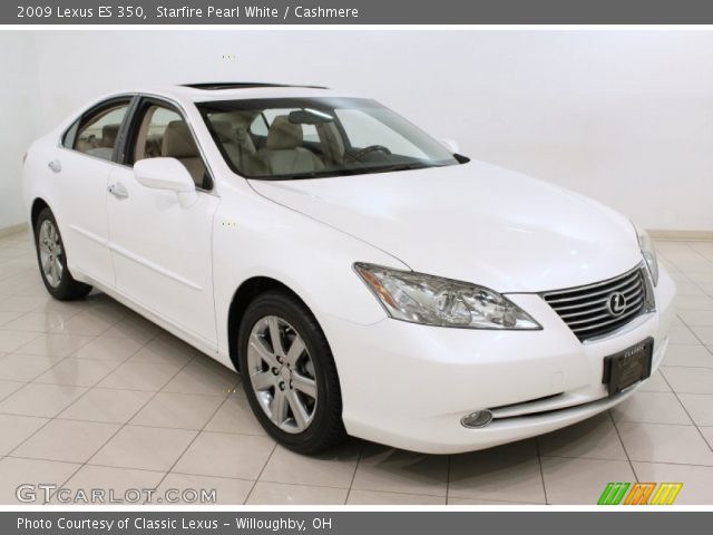 2009 Lexus ES 350 in Starfire Pearl White