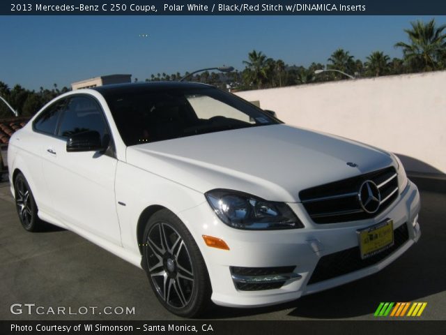 2013 Mercedes-Benz C 250 Coupe in Polar White