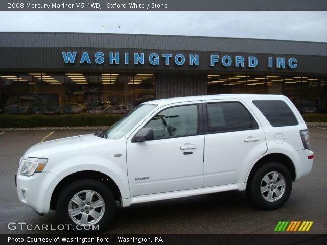 2008 Mercury Mariner V6 4WD in Oxford White