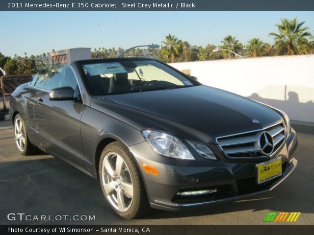 2013 Mercedes-Benz E 350 Cabriolet in Steel Grey Metallic