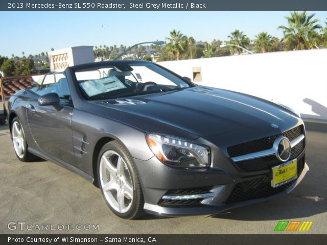 2013 Mercedes-Benz SL 550 Roadster in Steel Grey Metallic