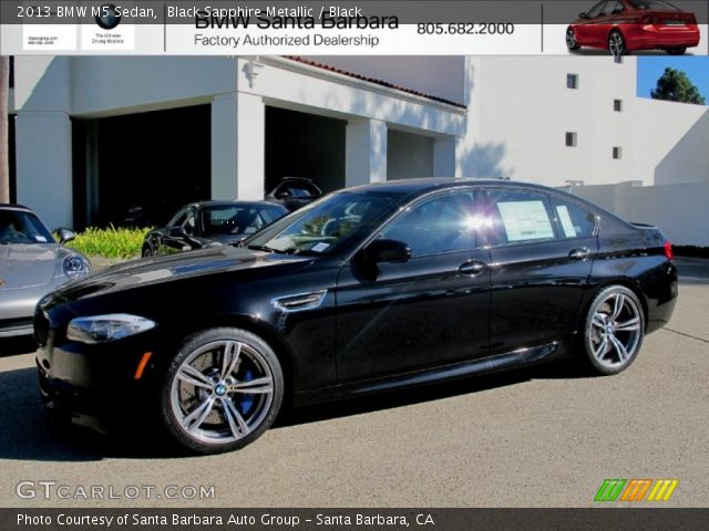 2013 BMW M5 Sedan in Black Sapphire Metallic