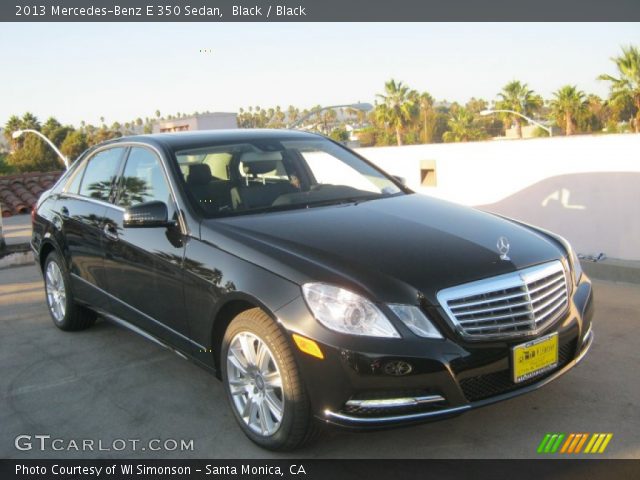 2013 Mercedes-Benz E 350 Sedan in Black