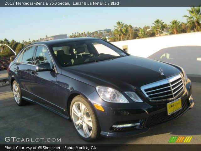 2013 Mercedes-Benz E 350 Sedan in Lunar Blue Metallic