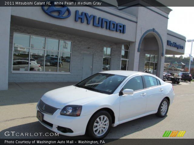 2011 Mitsubishi Galant FE in White Pearl