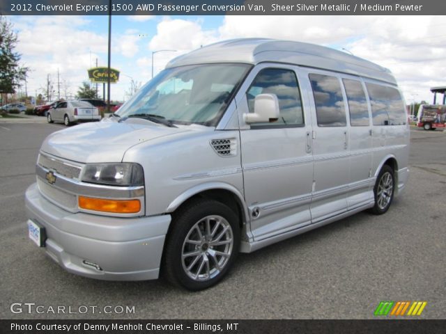 2012 Chevrolet Express 1500 AWD Passenger Conversion Van in Sheer Silver Metallic