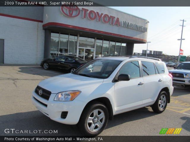 2009 Toyota RAV4 4WD in Super White