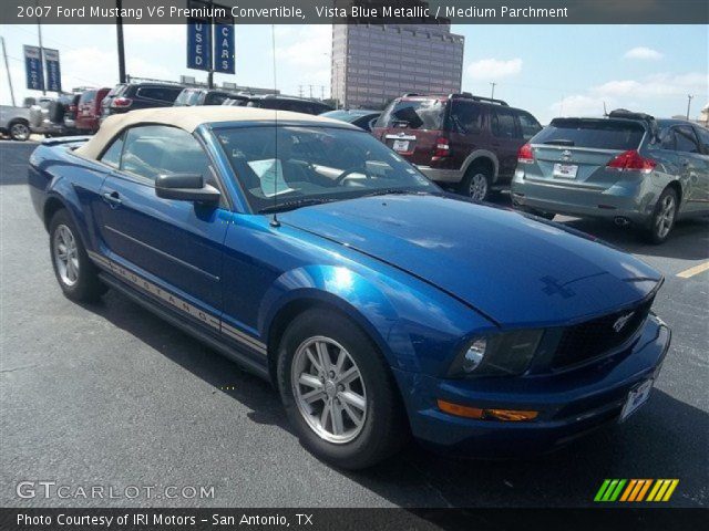 2007 Ford Mustang V6 Premium Convertible in Vista Blue Metallic