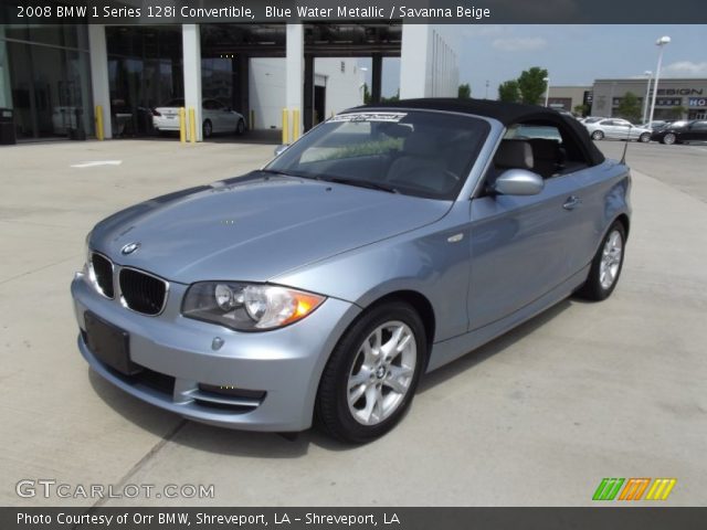 2008 BMW 1 Series 128i Convertible in Blue Water Metallic