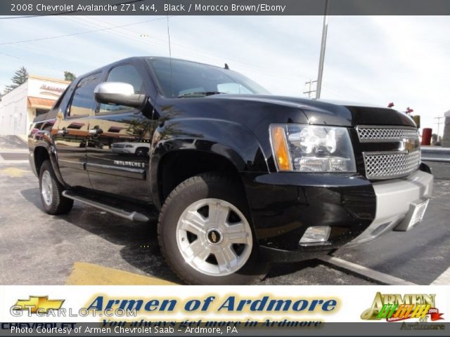 2008 Chevrolet Avalanche Z71 4x4 in Black