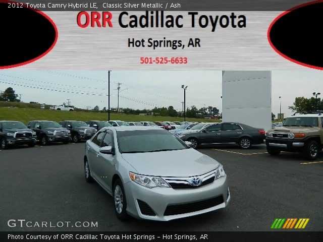 2012 Toyota Camry Hybrid LE in Classic Silver Metallic
