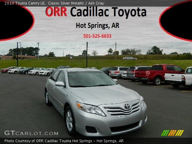 2010 Toyota Camry LE in Classic Silver Metallic