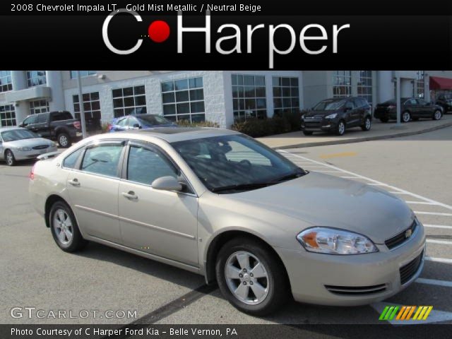 2008 Chevrolet Impala LT in Gold Mist Metallic