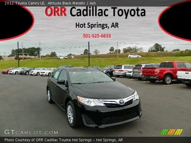 2012 Toyota Camry LE in Attitude Black Metallic