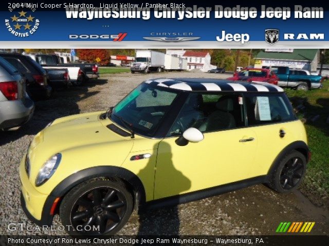 2004 Mini Cooper S Hardtop in Liquid Yellow