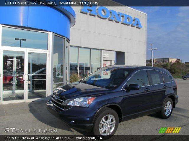 2010 Honda CR-V EX-L AWD in Royal Blue Pearl