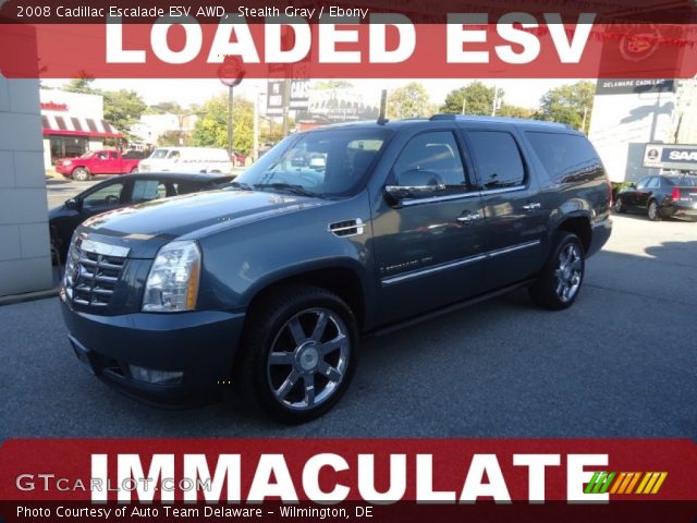 2008 Cadillac Escalade ESV AWD in Stealth Gray