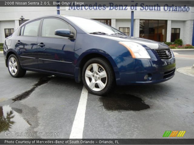 2008 Nissan Sentra 2.0 S in Blue Onyx