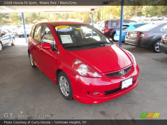 2008 Honda Fit Sport in Milano Red