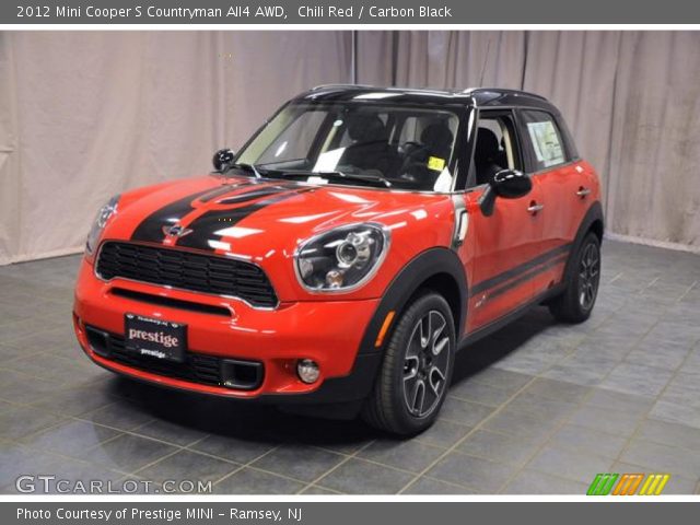 2012 Mini Cooper S Countryman All4 AWD in Chili Red