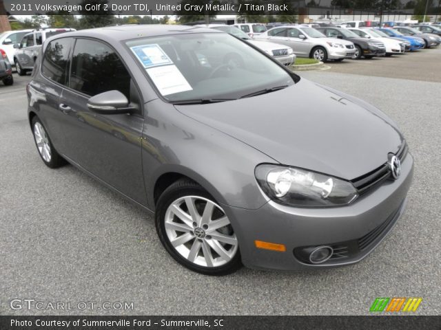 2011 Volkswagen Golf 2 Door TDI in United Gray Metallic