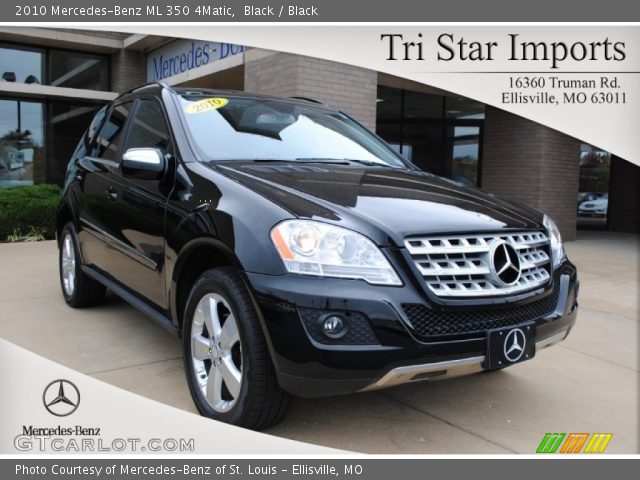 2010 Mercedes-Benz ML 350 4Matic in Black