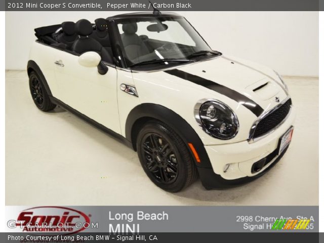 2012 Mini Cooper S Convertible in Pepper White
