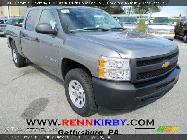2012 Chevrolet Silverado 1500 Work Truck Crew Cab 4x4 in Graystone Metallic