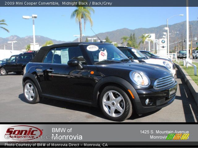 2009 Mini Cooper Convertible in Midnight Black