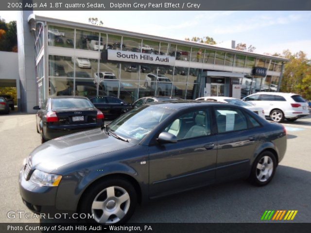 2002 Audi A4 1.8T quattro Sedan in Dolphin Grey Pearl Effect
