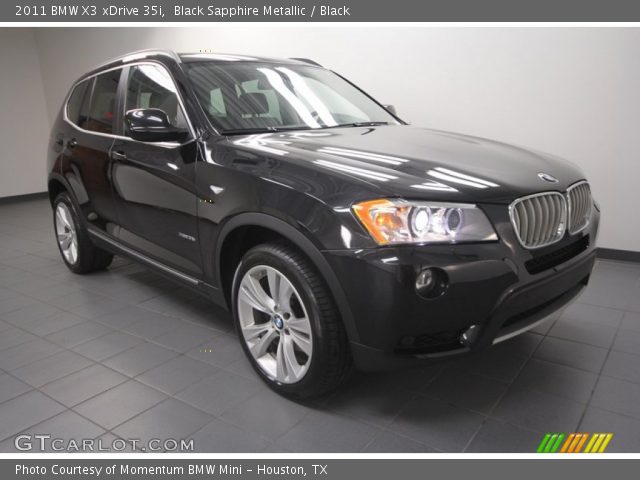 2011 BMW X3 xDrive 35i in Black Sapphire Metallic